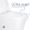 Унітаз підвісний Qtap Tern Ultra Quiet безобідковий з сидінням Soft-close WHITE QT17332303AW