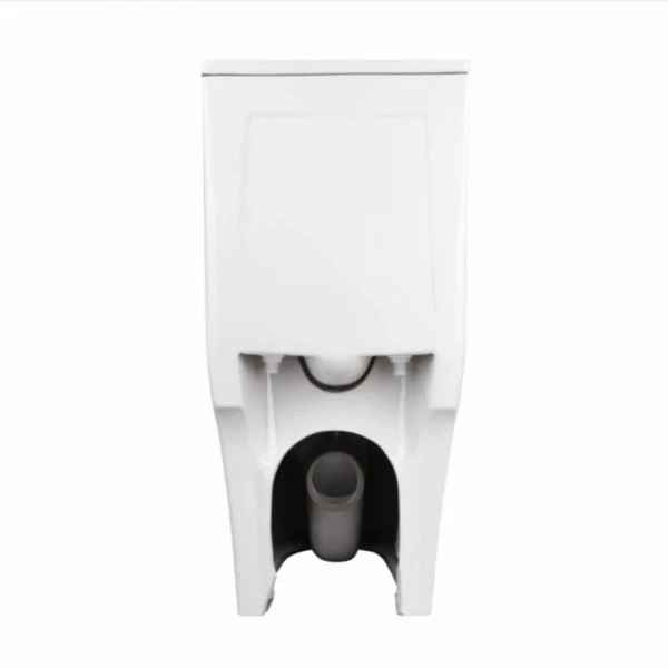 Унітаз-моноблок підлоговий Qtap Swan Ultra Quiet безобідковий з сидінням Soft-close WHITE QT16226080AW