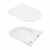 Унитаз-моноблок напольный Qtap Swan Ultra Quiet безободковый с сиденьем Soft-Close WHITE QT16226080AW