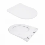 Унітаз-моноблок підлоговий Qtap Swan Ultra Quiet безобідковий з сидінням Soft-close WHITE QT16226080AW