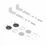 Унітаз-моноблок підлоговий Qtap Swan Ultra Quiet безобідковий з сидінням Soft-close WHITE QT16226080AW