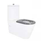 Унітаз підлоговий Qtap Freedom інклюзивний Rimless безобідковий з сидінням Soft-close WHITE QT22226098W