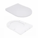 Унітаз підлоговий Qtap Robin безбачковий Ultra Quiet безобідковий безобідковий з сидінням Soft-close WHITE QT13223381AW