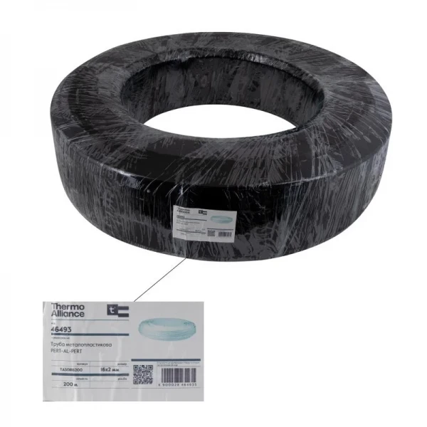 Труба Thermo Alliance металлопластиковая PERT-AL-PERT 16x2.0 мм (200 м) TAS01116200