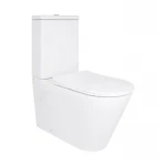 Унітаз підлоговий Qtap Vlasta Ultra Quiet безобідковий з сидінням Soft-close WHITE QT28228300W