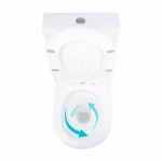 Унітаз підлоговий Qtap Vlasta Ultra Quiet безобідковий з сидінням Soft-close WHITE QT28228300W