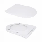 Унітаз підлоговий Qtap Vlasta Ultra Quiet безобідковий з сидінням Soft-close WHITE QT28228300W