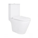 Унітаз підлоговий Qtap Dove Rimless безобідковий з сидінням Soft-close WHITE QT06228380BW