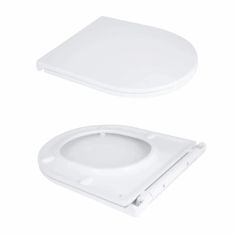 Унітаз підлоговий Qtap Dove Rimless безобідковий з сидінням Soft-close WHITE QT06228380BW