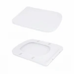 Унітаз-моноблок підлоговий Qtap Kolibri Ultra Quiet безобідковий з сидінням Soft-close WHITE QT10226380W