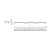 Решетка для линейного трапа Qtap Grate FD700 (PVD)