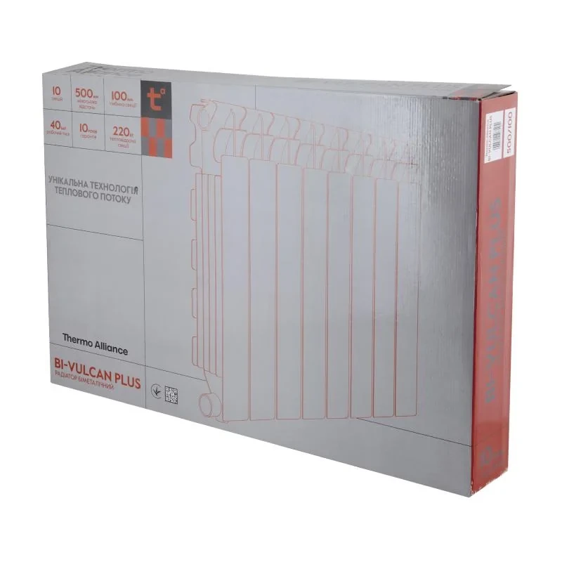 Радиатор биметаллический Thermo Alliance Bi-Vulcan PLUS 500/100 1,8 кг