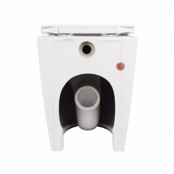 Унітаз підвісний Qtap Robin Ultra Quiet безобідковий з сідінням Soft-close 520x365x365 мм WHITE