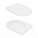 Унітаз підвісний Qtap Robin Ultra Quiet безобідковий з сідінням Soft-close 520x365x365 мм WHITE