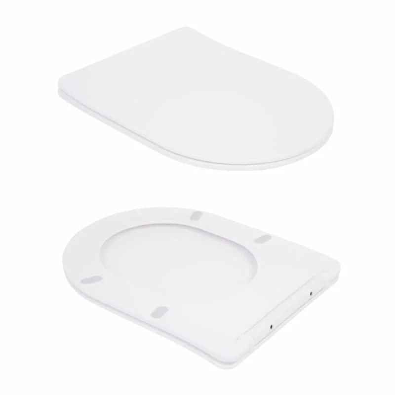 Унітаз підвісний Qtap Robin Ultra Quiet безобідковий з сідінням Soft-close 520x365x365 мм WHITE