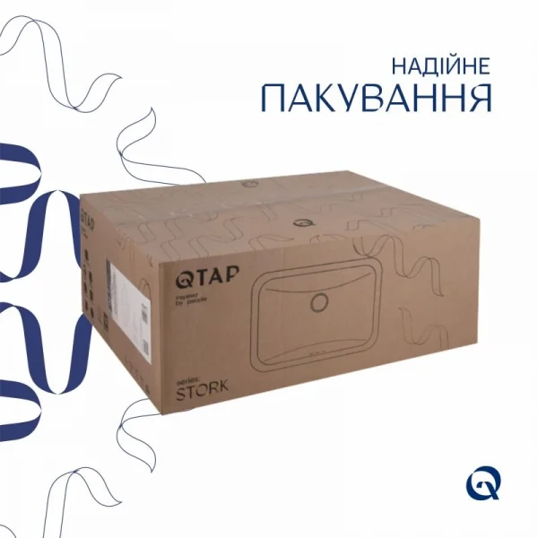Раковина Qtap Stork 535x365x190 White QT1511H0422DW