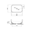 Раковина-чаша Qtap Robin 600x390x150 Matt black QT132143PMBMBN