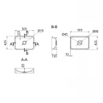 Раковина Qtap Nando LT 500х420х130 White QT12116146AW