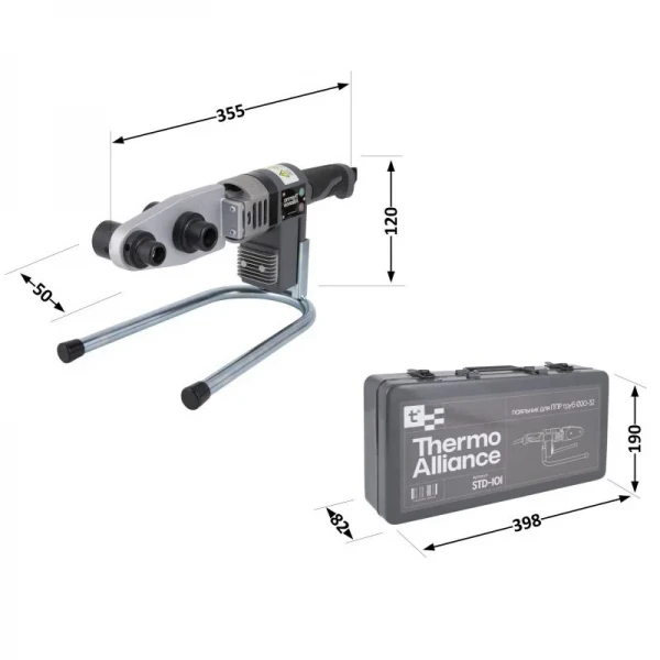Паяльник для пластиковых труб Thermo Alliance STD-101 Ø20-32 (автоматический 600W)