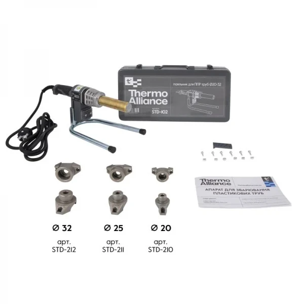 Паяльник для пластиковых труб Thermo Alliance STD-102 Ø20-32 (автоматический 700W)