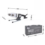 Паяльник для пластиковых труб Thermo Alliance PRO-102 Ø20-63 (автоматический с дисплеем, 800W)