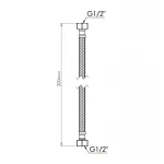 Шланг для води Thermo Alliance Standart 20 см NYLON 1/2