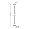 Шланг для воды Thermo Alliance Standart 150 см NYLON 1/2