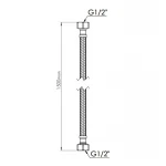 Шланг для воды Thermo Alliance Standart 150 см NYLON 1/2