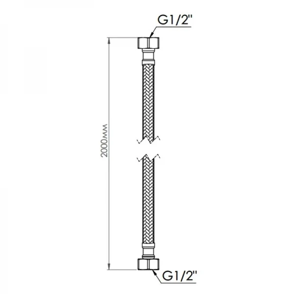 Шланг для воды Thermo Alliance Standart 200 см NYLON 1/2