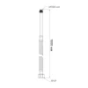 Шланг для подключения смесителя Thermo Alliance Standart (пара) 100 см NYLON M10x1/2