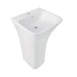 Раковина напольная моноблок Qtap Crow 445x420x840 White QT0511G315WN