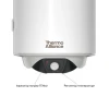 Водонагреватель электрический комбинированный Thermo Alliance вертикальный 80 л. т.о. 0,24 кв.м левый, мокрый ТЭН 2,0 кВт (CWH 8044 4S L)