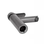 Смеситель для раковины Brinex Pure 001F низкий  Graphite BRIPUR001FGRP