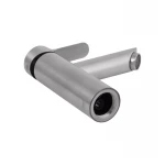 Смеситель для раковины Brinex Pure 001F низкий  Nickel BRIPUR001FNKL