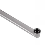 Смеситель для ванны Brinex Pure 005 с длинным поворотным изливом (с душевым гарнитуром) Nickel BRIPUR005NKL