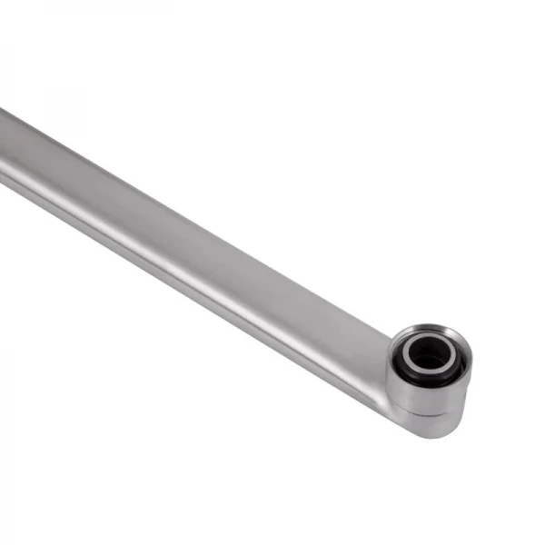 Смеситель для ванны Brinex Pure 005 с длинным поворотным изливом (с душевым гарнитуром) Nickel BRIPUR005NKL