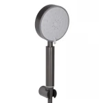 Смеситель для ванны Brinex Pure 005 с длинным поворотным изливом (с душевым гарнитуром) Graphite BRIPUR005GRP