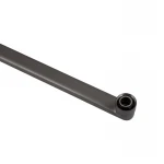 Смеситель для ванны Brinex Pure 005 с длинным поворотным изливом (с душевым гарнитуром) Graphite BRIPUR005GRP