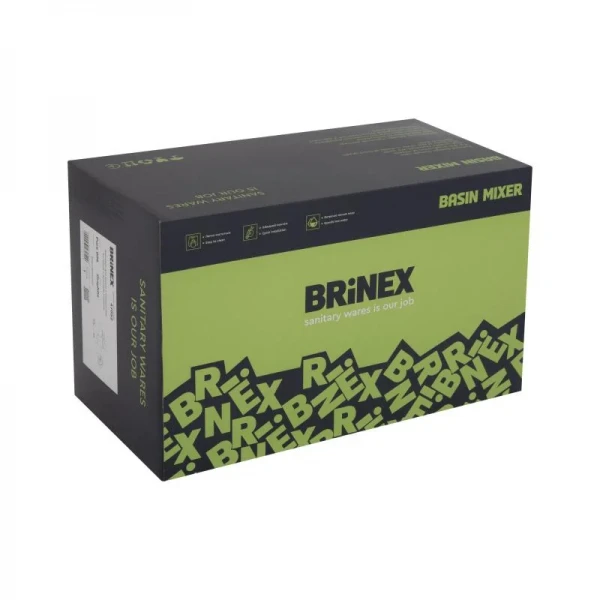 Смеситель для ванны Brinex Pure 006 с поворотным изливом (с душевым гарнитуром) Graphite BRIPUR006GRP