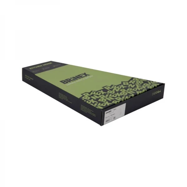 Смеситель для кухни Brinex Pure 015F U-образный  Black Matt BRIPUR015FBLM