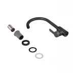 Смеситель для кухни U-образный Brinex Pure 015F U-образный  Graphite BRIPUR015FGRP