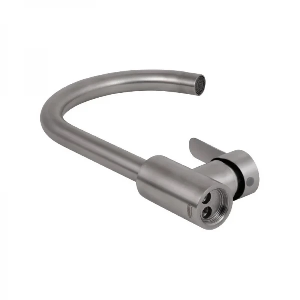 Смеситель для кухни U-образный Brinex Pure 015F U-образный  Nickel BRIPUR015FNKL