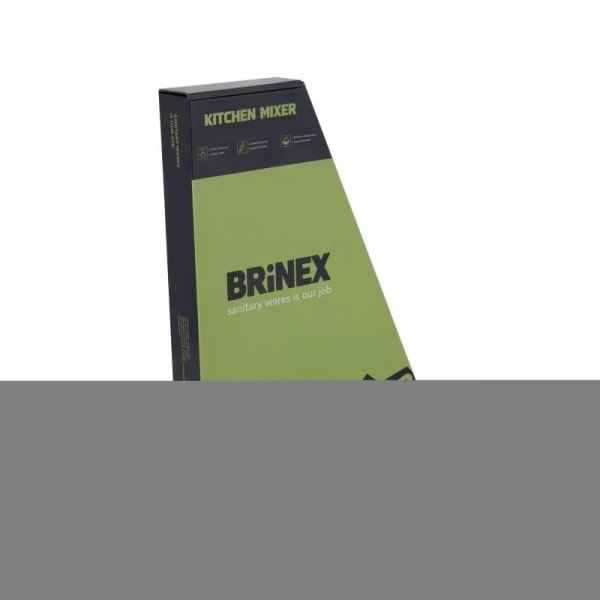 Смеситель для кухни U-образный Brinex Pure 015F U-образный  Chrome BRIPUR015FCRM