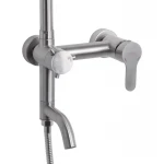 Душевая система универсальная Brinex Pure 1030 на 3 потребителя  Nickel BRIPUR1030NKL