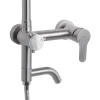 Душевая система универсальная Brinex Pure 1030 на 3 потребителя  Nickel BRIPUR1030NKL