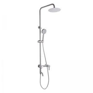 Душевая система универсальная Brinex Pure 1030 на 3 потребителя  Nickel BRIPUR1030NKL