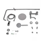 Душевая система универсальная Brinex Pure 1030 на 3 потребителя  Nickel BRIPUR1030NKL