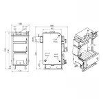 Котел твердотопливный стальной Thermo Alliance Ferrum W V 5.0 FW 14