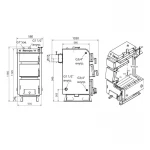Котел твердотопливный стальной Thermo Alliance Ferrum W V 5.0 FW 18