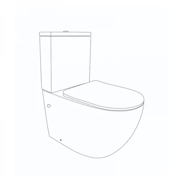 Унітаз підлоговий Qtap Jay Ultra Quiet з сидінням Soft-close 640x360x835 мм QT07222175TW White